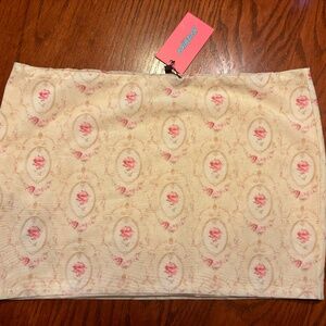 Edikted yellow skirt with roses